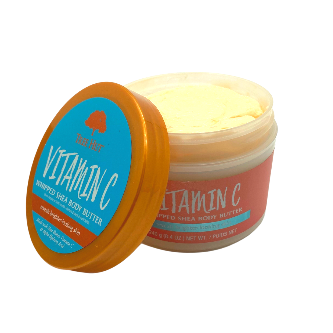 TREE HUT Vitamin C Whipped Shea Body Butter, 8.4oz